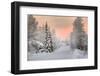 Winter Landscape in Lapland-udvarhazi-Framed Photographic Print