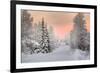 Winter Landscape in Lapland-udvarhazi-Framed Photographic Print