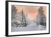 Winter Landscape in Lapland-udvarhazi-Framed Photographic Print