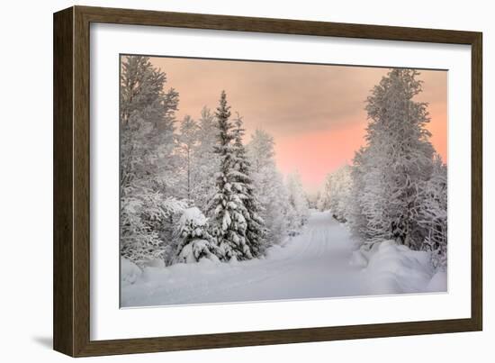 Winter Landscape in Lapland-udvarhazi-Framed Photographic Print