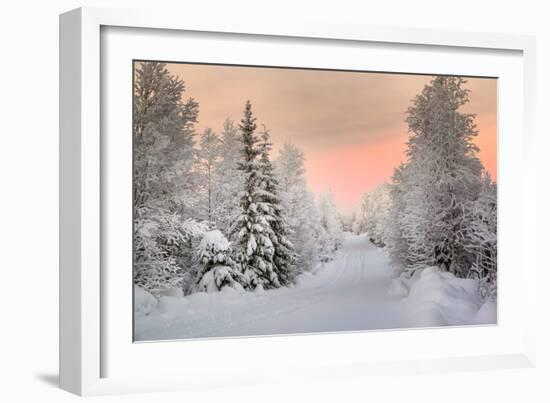 Winter Landscape in Lapland-udvarhazi-Framed Photographic Print