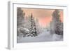 Winter Landscape in Lapland-udvarhazi-Framed Photographic Print