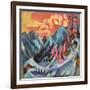 Winter Landscape in Moonlight, 1919-Ernst Ludwig Kirchner-Framed Giclee Print