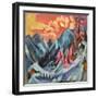 Winter Landscape in Moonlight, 1919-Ernst Ludwig Kirchner-Framed Giclee Print