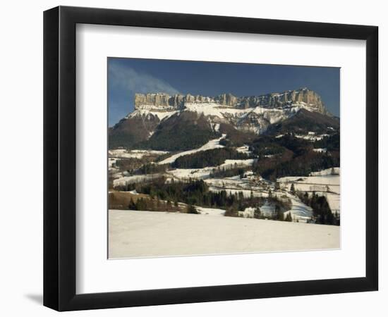 Winter Landscape in the Chartreuse Near Chambery, Rhone Alpes, French Alps, France-Michael Busselle-Framed Photographic Print