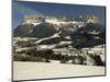 Winter Landscape in the Chartreuse Near Chambery, Rhone Alpes, French Alps, France-Michael Busselle-Mounted Photographic Print