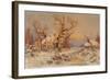 Winter Landscape in the Evening Sun-Juli Julievich Klever-Framed Giclee Print