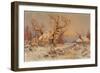 Winter Landscape in the Evening Sun-Juli Julievich Klever-Framed Giclee Print