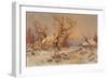 Winter Landscape in the Evening Sun-Juli Julievich Klever-Framed Giclee Print