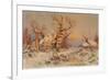 Winter Landscape in the Evening Sun-Juli Julievich Klever-Framed Giclee Print