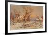 Winter Landscape in the Evening Sun-Juli Julievich Klever-Framed Giclee Print