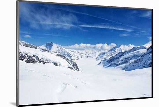 Winter Landscape in the Jungfrau Region-swisshippo-Mounted Photographic Print