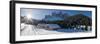 Winter Landscape, Le Odle Group with Geisler Spitzen, 3060M, Val Di Funes-Gavin Hellier-Framed Photographic Print