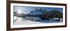 Winter Landscape, Le Odle Group with Geisler Spitzen, 3060M, Val Di Funes-Gavin Hellier-Framed Photographic Print