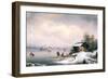 Winter Landscape, Ljubljana, C1844-1871-Marko Pernhart-Framed Giclee Print