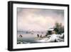 Winter Landscape, Ljubljana, C1844-1871-Marko Pernhart-Framed Giclee Print