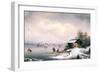 Winter Landscape, Ljubljana, C1844-1871-Marko Pernhart-Framed Giclee Print