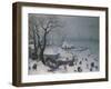 Winter Landscape Near Antwerp, 1575-Lucas I. van Valckenborch-Framed Giclee Print