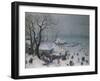 Winter Landscape Near Antwerp, 1575-Lucas I. van Valckenborch-Framed Giclee Print