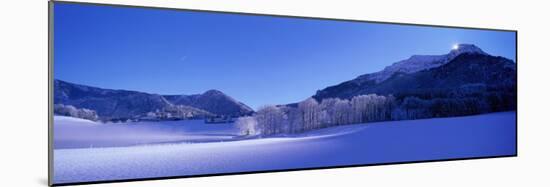 Winter Landscape Near Inzel, Bavaria, Germany-null-Mounted Photographic Print