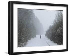 Winter Landscape, Near Villingen-Schwenningen, Black Forest, Baden-Wurttemberg, Germany, Europe-Jochen Schlenker-Framed Photographic Print