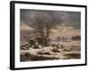 Winter Landscape. Near Vordingborg, 1827-Johan Christian Dahl-Framed Giclee Print