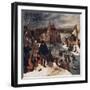 Winter Landscape, no.3-Pieter Brueghel the Younger-Framed Giclee Print