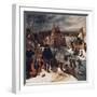 Winter Landscape, no.3-Pieter Brueghel the Younger-Framed Giclee Print