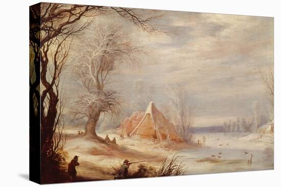 Winter Landscape (Oil on Canvas)-Gysbrecht Lytens or Leytens-Stretched Canvas