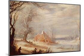 Winter Landscape (Oil on Canvas)-Gysbrecht Lytens or Leytens-Mounted Giclee Print
