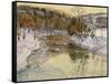 Winter Landscape (Oil on Canvas)-George Gardner Symons-Framed Stretched Canvas