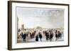 Winter Landscape on the River Ijsel Near Kampen, C1615-Hendrick Avercamp-Framed Giclee Print