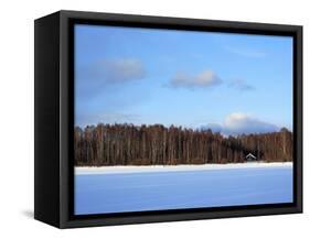 Winter Landscape, Suda, Vologda Region, Russia-Ivan Vdovin-Framed Stretched Canvas