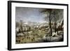 Winter Landscape with a Bird Trap, Ca. 1601-Pieter Brueghel the Younger-Framed Giclee Print