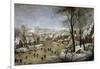 Winter Landscape with a Bird Trap, Ca 1601-Pieter Brueghel the Younger-Framed Giclee Print