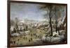 Winter Landscape with a Bird Trap, Ca 1601-Pieter Brueghel the Younger-Framed Giclee Print