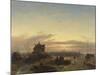 Winter Landscape with Amsterdam in the Distance-Charles Leickert-Mounted Art Print