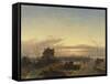 Winter Landscape with Amsterdam in the Distance-Charles Leickert-Framed Stretched Canvas