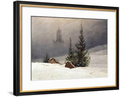 Winter Landscape With Church 1811 Giclee Print Caspar David Friedrich Allposters Com
