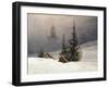 Winter Landscape with Church, 1811-Caspar David Friedrich-Framed Giclee Print