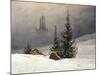 Winter Landscape with Church, 1811-Caspar David Friedrich-Mounted Giclee Print