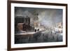 Winter Landscape with Church-Jan Wildens-Framed Giclee Print