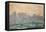 Winter Landscape with Evening Sky-Claude Monet-Framed Stretched Canvas