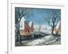 Winter Landscape with Fowlers-Adriaen van Stalbemt-Framed Giclee Print