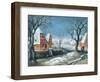 Winter Landscape with Fowlers-Adriaen van Stalbemt-Framed Giclee Print