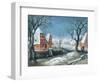 Winter Landscape with Fowlers-Adriaen van Stalbemt-Framed Giclee Print