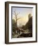 Winter Landscape with Gothic Church, 1821-Carl Wilhelm Goetzloff-Framed Giclee Print