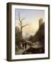 Winter Landscape with Gothic Church, 1821-Carl Wilhelm Goetzloff-Framed Giclee Print