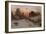 Winter landscape with house-Erik Theodor Werenskiold-Framed Giclee Print