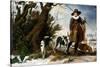 Winter Landscape with Hunter, 1624-Jan Wildens-Stretched Canvas